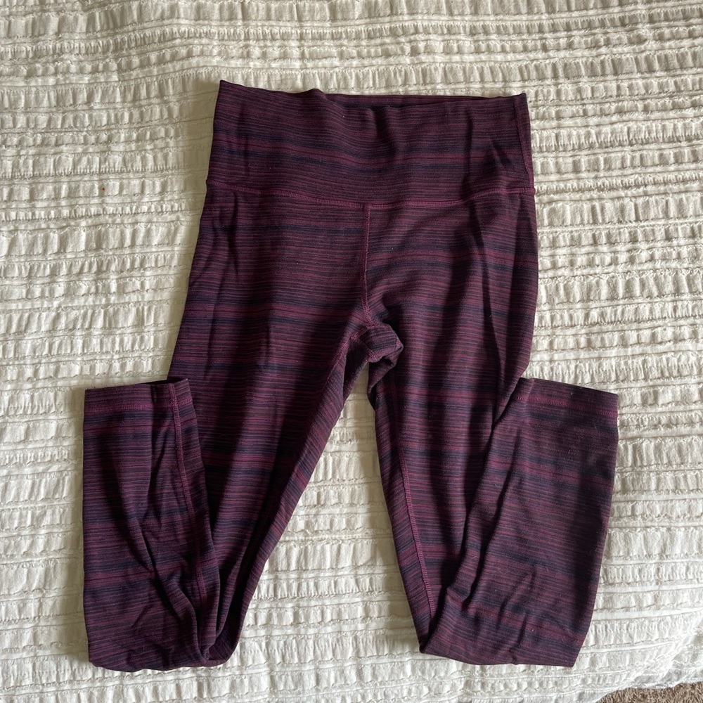 Lululemon leggings- CYBER RED GRAPE BORDEAUX DRAMA
